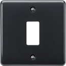 Knightsbridge MLA PMG1 1G grid faceplate [Part M Compliant] - Knightsbridge MLA - Falcon Electrical UK