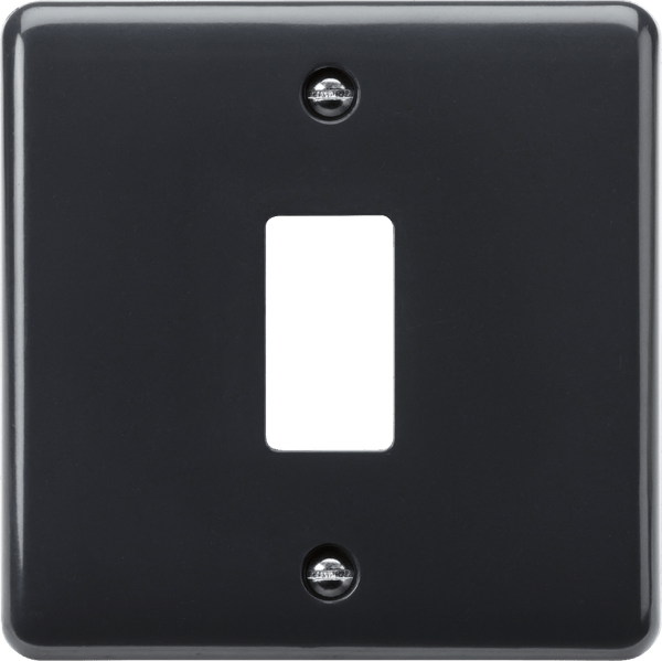 Knightsbridge MLA PMG1 1G grid faceplate [Part M Compliant] - Knightsbridge MLA - Falcon Electrical UK