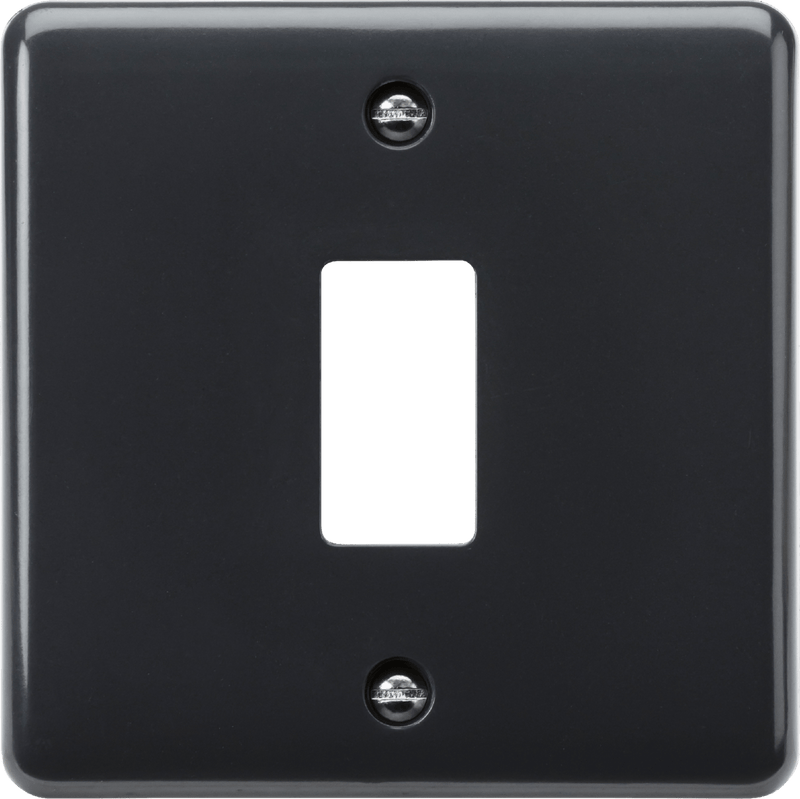 Knightsbridge MLA PMG1 1G grid faceplate [Part M Compliant] - Knightsbridge MLA - Falcon Electrical UK