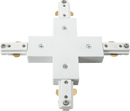Knightsbridge MLA TRKXW 230V Track X-connector - White - Knightsbridge MLA - Falcon Electrical UK