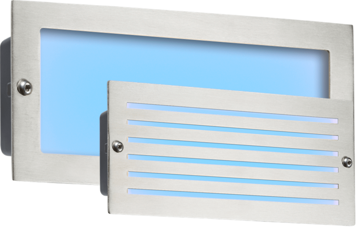 Knightsbridge MLA BLED5SB 230V IP54 5W Blue LED Recessed Brick Light ...