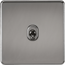 Knightsbridge MLA SF12TOGBN Screwless 10AX 1G Intermediate Toggle Switch - Black Nickel - Knightsbridge MLA - Falcon Electrical UK