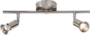 Knightsbridge MLA NSPGU2BC 230V GU10 Twin Bar Spotlight- Brushed Chrome - Knightsbridge MLA - Falcon Electrical UK