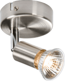 Knightsbridge MLA NSPGU1BC 230V GU10 Single Spotlight - Brushed Chrome - Knightsbridge MLA - Falcon Electrical UK