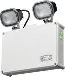 Knightsbridge MLA EMTWINST 230V IP65 2 x 3W LED Twin Emergency Spotlight - Self Test - Knightsbridge MLA - Falcon Electrical UK