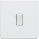 Knightsbridge MLA SF1200MW Screwless 10AX 1G intermediate switch - Matt white - Knightsbridge MLA - Falcon Electrical UK