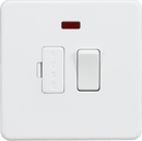 Knightsbridge MLA SF6300NMW Screwless 13A Switched Fused Spur Unit with Neon - Matt White - Knightsbridge MLA - Falcon Electrical UK