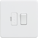 Knightsbridge MLA SF6300MW Screwless 13A Switched Fused Spur Unit - Matt White - Knightsbridge MLA - Falcon Electrical UK