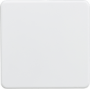 Knightsbridge MLA SF8350MW Screwless 1G Blanking Plate - Matt White - Knightsbridge MLA - Falcon Electrical UK