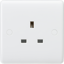 Knightsbridge MLA CU7000U Curved Edge 13A 1G Unswitched Socket - Knightsbridge MLA - Falcon Electrical UK