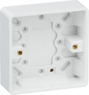 Knightsbridge MLA CU1400 Curved Edge Single 25mm Pattress Box - Knightsbridge MLA - Falcon Electrical UK