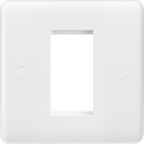 Knightsbridge MLA CU1G Curved Edge 1G Modular Faceplate - Knightsbridge MLA - Falcon Electrical UK