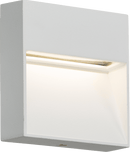 Knightsbridge MLA LWS2W 230V IP44 3W LED Square Wall /Guide light - White - Knightsbridge MLA - Falcon Electrical UK