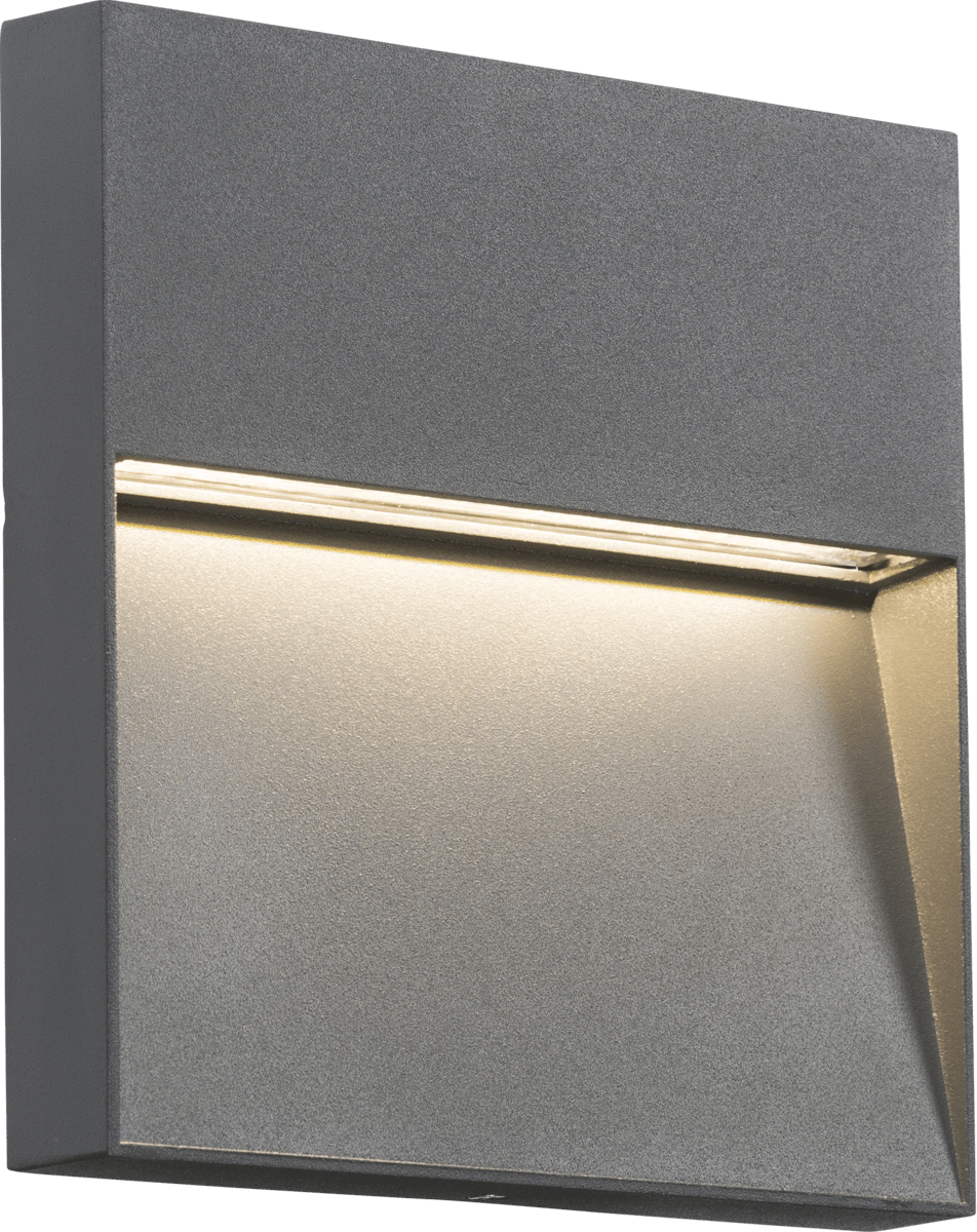Mlla Led Knightsbridge MLA LWS4G 230V IP44 5W LED Square Wall / Guide light ...