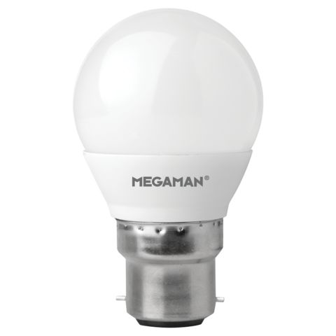 Golfball Dimmable LED Energy Saving Lamp, 5W - Megaman - Falcon Electrical UK