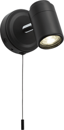 Knightsbridge MLA BA03S1MB 230V IP44 GU10 Single Spotlight - Matt Black - Knightsbridge MLA - Falcon Electrical UK