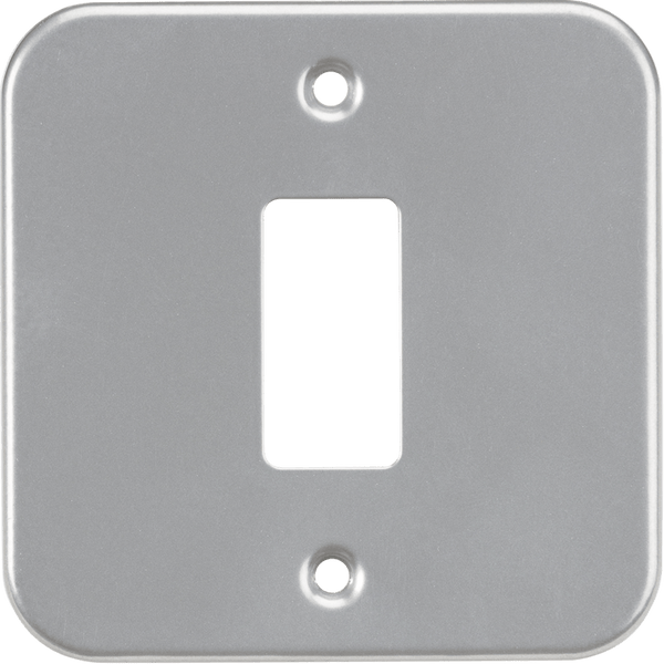 Knightsbridge MLA GDFP001M Metalclad 1G grid faceplate - Knightsbridge MLA - Falcon Electrical UK