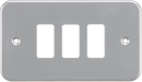 Knightsbridge MLA GDFP003M Metalclad 3G grid faceplate - Knightsbridge MLA - Falcon Electrical UK