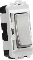 Knightsbridge MLA GDM005BC 20AX intermediate module - brushed chrome - Knightsbridge MLA - Falcon Electrical UK