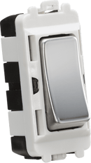 Knightsbridge MLA GDM002PC 20AX DP grid module - polished chrome - Knightsbridge MLA - Falcon Electrical UK