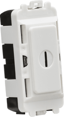 Knightsbridge MLA GDM010U 20AX DP key module - white - Knightsbridge MLA - Falcon Electrical UK