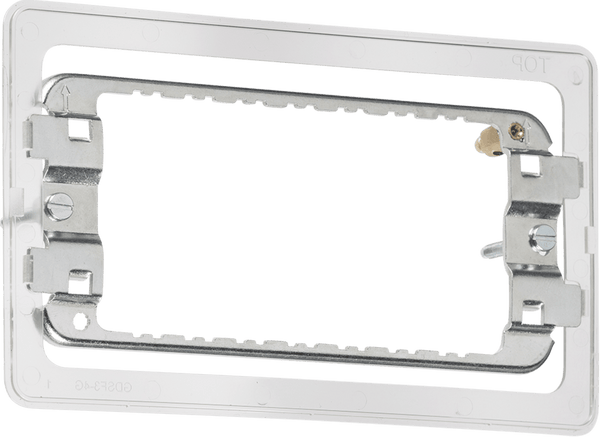 Knightsbridge MLA GDS002F 3-4G grid mounting frame for Screwless - Knightsbridge MLA - Falcon Electrical UK