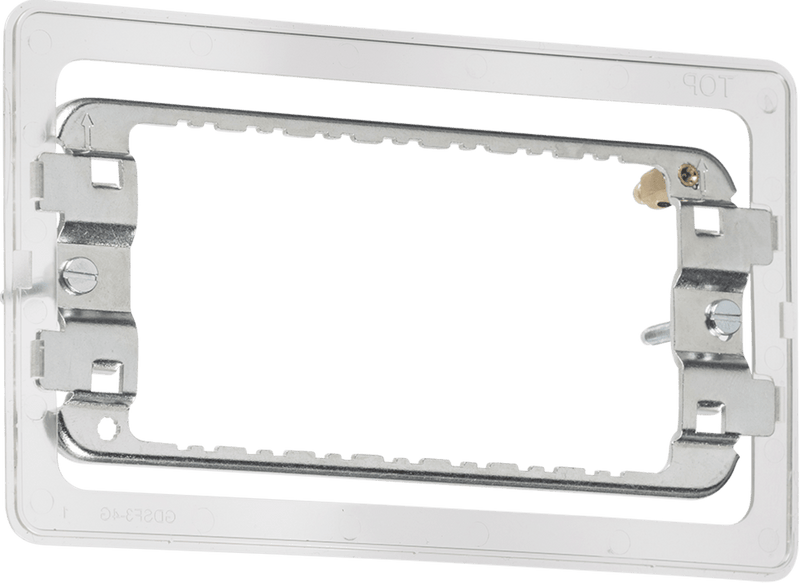 Knightsbridge MLA GDS002F 3-4G grid mounting frame for Screwless - Knightsbridge MLA - Falcon Electrical UK