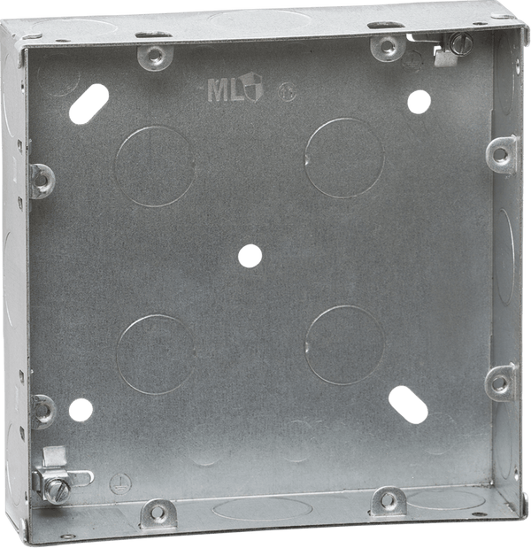 Knightsbridge MLA GDSG68G 6-8G 35mm galvanised steel box - Knightsbridge MLA - Falcon Electrical UK