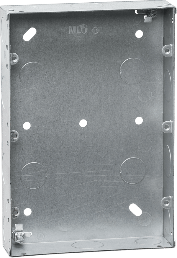 Knightsbridge MLA GDSG912G 9-12G 35mm galvanized steel box - Knightsbridge MLA - Falcon Electrical UK
