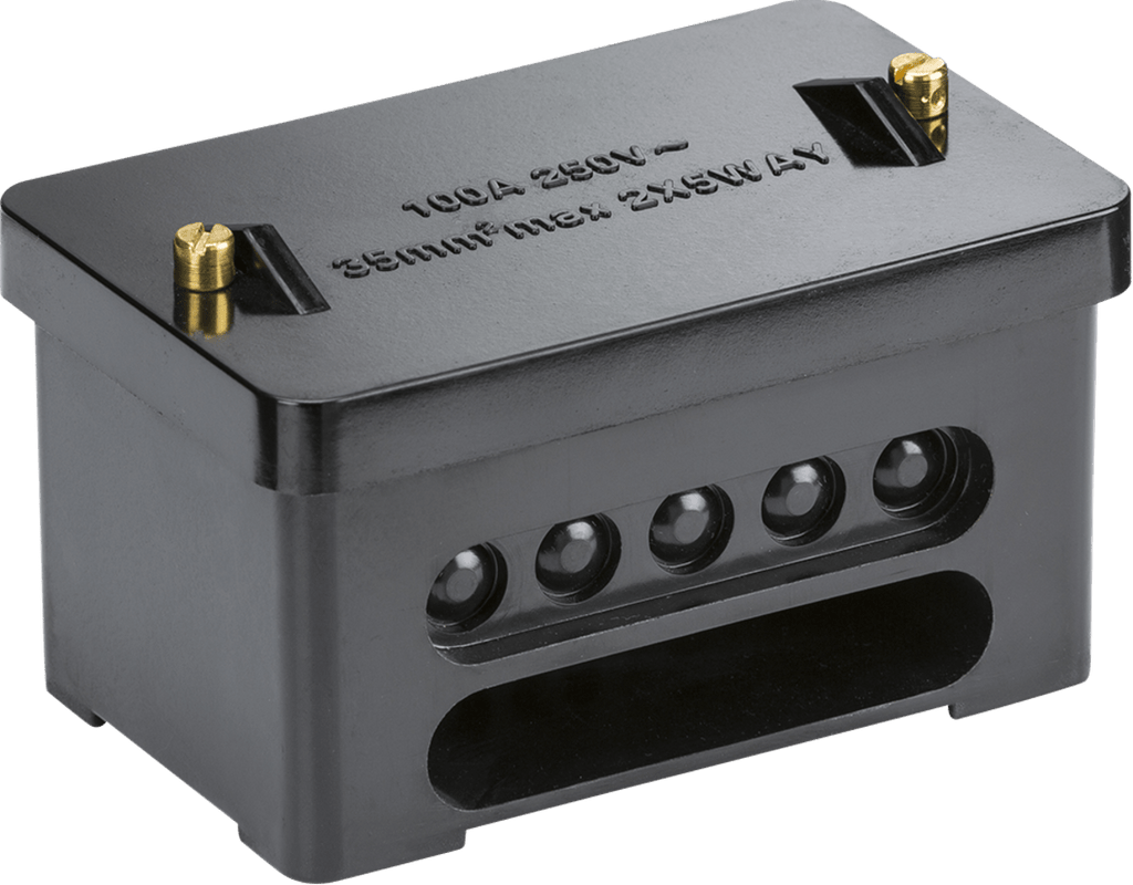 Mla Terminal Knightsbridge MLA SNEB2 100A 2 x 5-Way (Double Pole) Service Connector ...