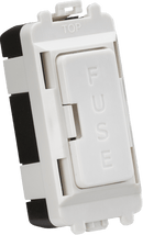 Knightsbridge MLA GDM011U 13A fused module - white - Knightsbridge MLA - Falcon Electrical UK