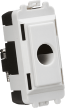 Knightsbridge MLA GDM012U Flex outlet module (up to 10mm) - white - Knightsbridge MLA - Falcon Electrical UK