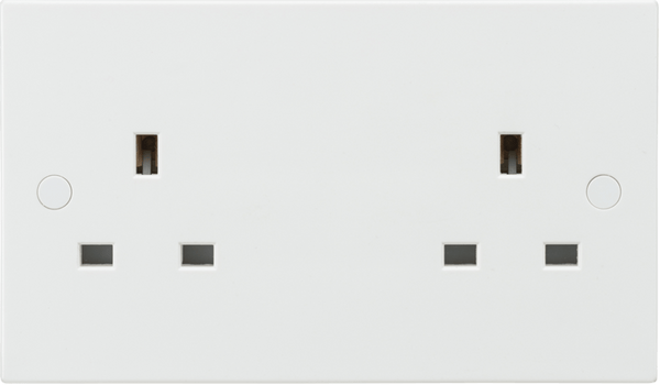 Knightsbridge MLA SN9000U 13A 2G Unswitched Socket - Knightsbridge MLA - Falcon Electrical UK