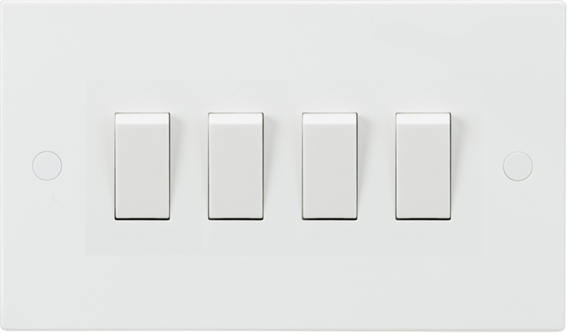 Knightsbridge MLA SN4100 10AX 4G 2-Way Switch - Knightsbridge MLA - Falcon Electrical UK