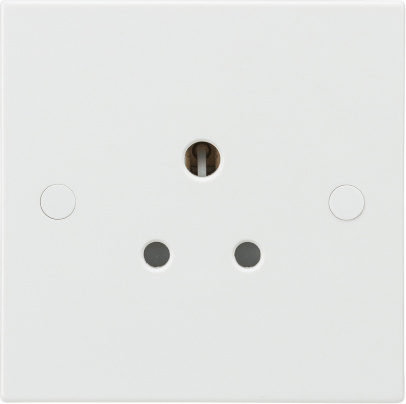 Knightsbridge MLA SN5U 5A Unswitched Round Pin Socket - Knightsbridge MLA - Falcon Electrical UK