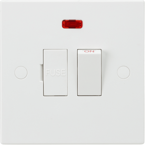 Knightsbridge MLA SN6300N 13A Switched Fused Spur Unit with Neon - Knightsbridge MLA - Falcon Electrical UK