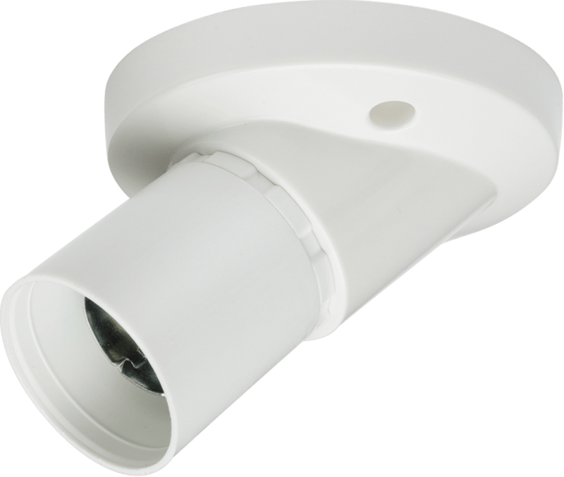 Knightsbridge MLA SN8220 T2 Angled Short Skirt BC Batten Holder - 3 Terminals - Knightsbridge MLA - Falcon Electrical UK