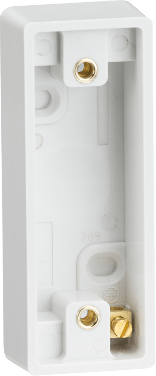 Knightsbridge MLA SN127P Single 16mm Architrave Pattress Box - Knightsbridge MLA - Falcon Electrical UK