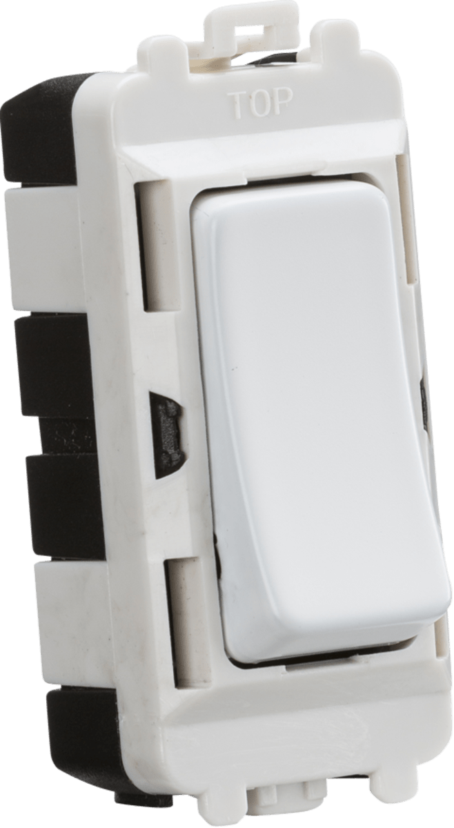 Knightsbridge MLA GDM002MW 20AX DP grid module - matt white - Knightsbridge MLA - Falcon Electrical UK