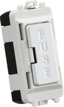 Knightsbridge MLA GDM011MW 13A fused module - matt white - Knightsbridge MLA - Falcon Electrical UK