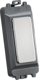 Knightsbridge MLA GDM013PC Blank grid module - polished chrome - Knightsbridge MLA - Falcon Electrical UK