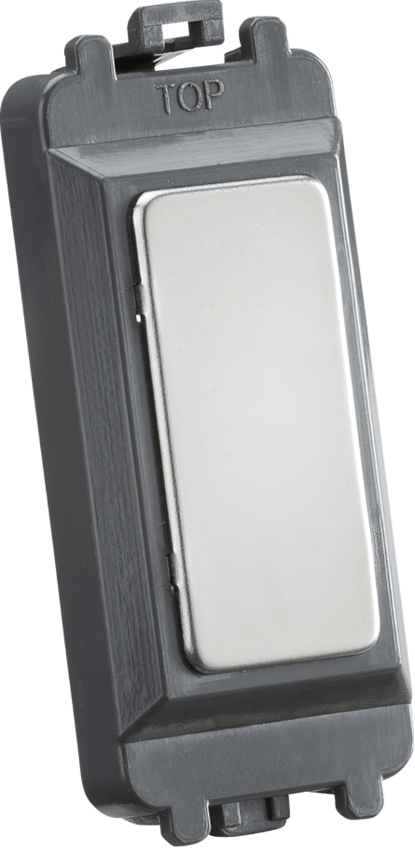 Knightsbridge MLA GDM013PC Blank grid module - polished chrome - Knightsbridge MLA - Falcon Electrical UK