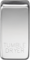 Knightsbridge MLA GDDRYPC Switch cover "marked TUMBLE DRYER" - polished chrome - Knightsbridge MLA - Falcon Electrical UK