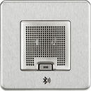 Knightsbridge MLA SFBLUEBC Screwless 3W RMS Bluetooth Speaker Outlet - Brushed Chrome - Knightsbridge MLA - Falcon Electrical UK