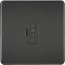 Knightsbridge MLA SF6000MBB Screwless 13A Fused Spur Unit - Matt Black - Knightsbridge MLA - Falcon Electrical UK