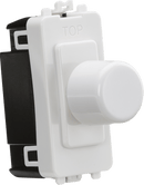 Knightsbridge MLA GDM022U 6A 1G 2-way Dummy Dimmer Module - White - Knightsbridge MLA - Falcon Electrical UK