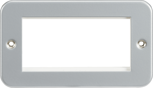 Knightsbridge MLA M4G Metal Clad 4G Modular Faceplate - Knightsbridge MLA - Falcon Electrical UK