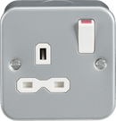 Knightsbridge MLA MR7000 Metal Clad 13A 1G DP Switched Socket - Knightsbridge MLA - Falcon Electrical UK