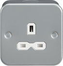 Knightsbridge MLA MR7000U Metal Clad 13A 1G Unswitched Socket - Knightsbridge MLA - Falcon Electrical UK