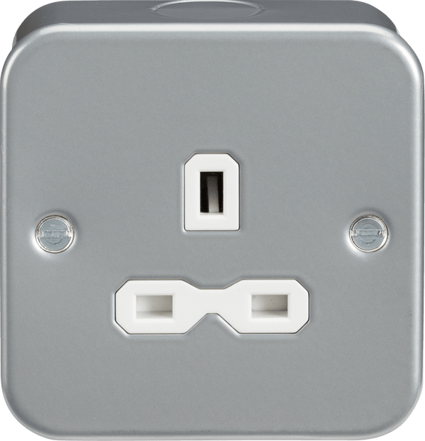 Knightsbridge MLA MR7000U Metal Clad 13A 1G Unswitched Socket - Knightsbridge MLA - Falcon Electrical UK